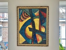 Dipinto olio astratto