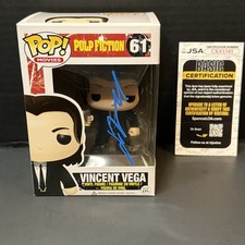 John travolta signed funko - john,