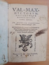 CINQUECENTINA Valerio Massimo