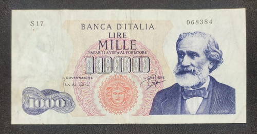 1000 lire verdi - 1°, tipo