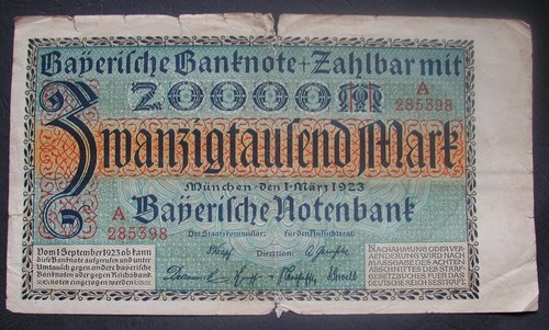 Banconota zwanzigtausend mark - zwanzigtausend,