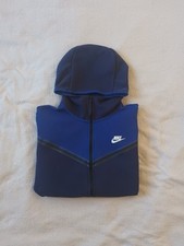Nike Tech Fleece Hoodie Blu Royale e Blu Navy