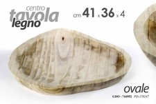 CENTRO TAVOLA VASSOIO LEGNO