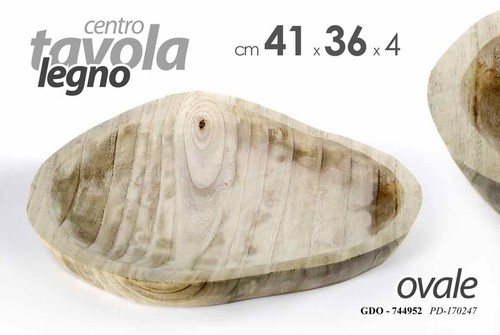Centro tavola vassoio legno - vassoio,