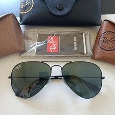 rayban aviator neri, lenti