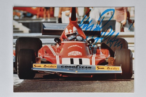 Clay regazzoni autografo - -,