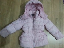 lotto 657 smanicato piumino k-way giacca giubbino bimba rosa ZARA 4/5 Anni 110cm