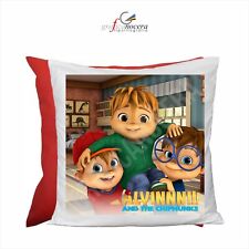  Cuscino Quadrato Alvin and the Chipmunks Superstar cartoni bambini idea regalo 