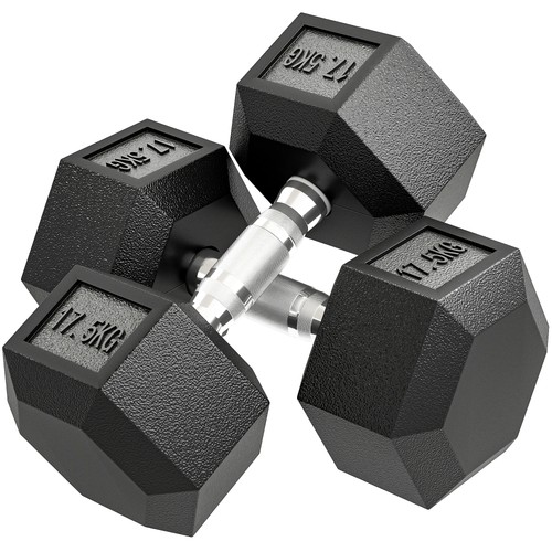 Homcom set manubri palestra - di,