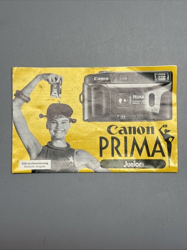 Canon prima junior istruzioni - prima,