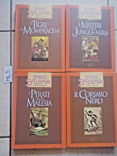 Lotto libri emilio salgari - libri,