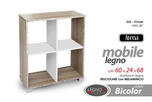 Cubo libreria bassa scaffale - bassa,