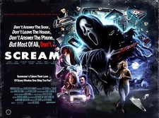 SCREAM 1996 quad poster stampa