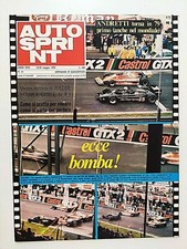 AUTOSPRINT 21-1978 ANDRETTI-ADVERTISING FIAT 900 T SHANGO-RENAULT 14-FORD FIESTA