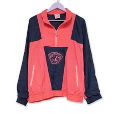 Giacca a vento Vintage rosa e