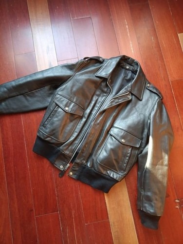 Giacca uomo schott pelle - uomo, nera