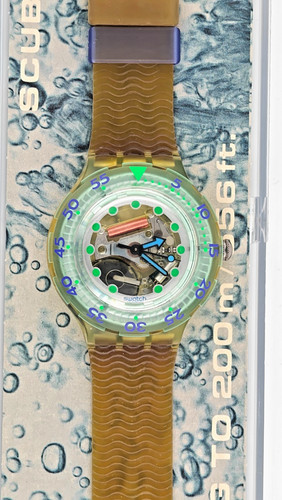 Swatch scuba 200 - blue, ice