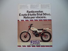 advertising Pubblicità 1979 MOTO FANTIC 330 TRIAL 50