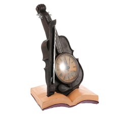 Orologio Da Appoggio Di Violino Mini Arredamento Dell'orologio Desktop
