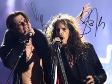 YUNGBLUD / STEVEN TYLER Ristampa fotografica autografata firmata 8x10 SPEDIZIONE GRATUITA 