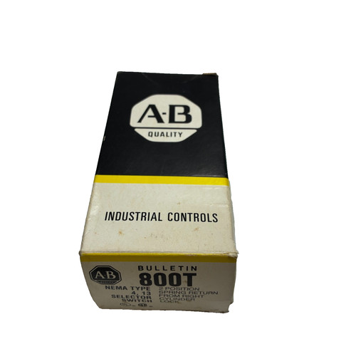 Allen bradley 800t - allen, 800t-h48a