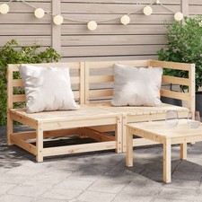 vidaXL Divano da Giardino a 2