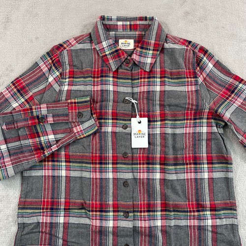 Camicia marine layer viola - marine,