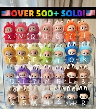 SCEGLI LA TUA LETTERA Labubu V4 Pin for Love A-Z Popmart Autentica V1 V3 V2