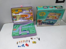 COMPLETO 90% Polly Pocket JEWEL CASE playset - Bluebird 1989