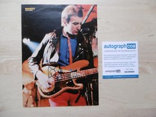 John Deacon "Queen" autografo