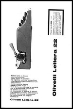ADVERTISEMENT 1963 OLIVETTI