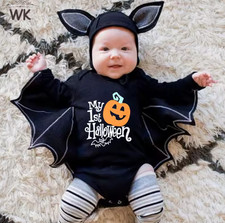 Vestito Halloween neonato - pipistrello