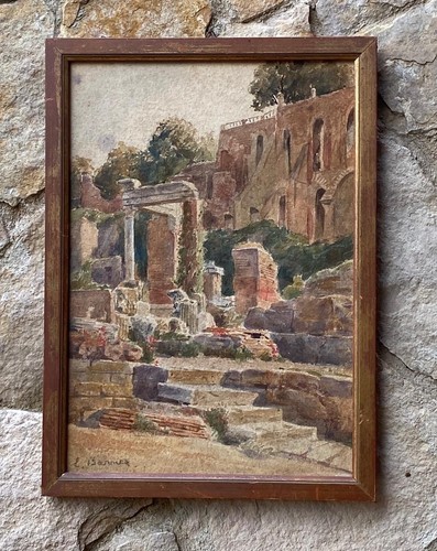 Quadro antiche rovine - quadro, rovine-