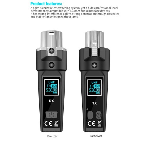 Microfono wireless uhf xlr - wireless,