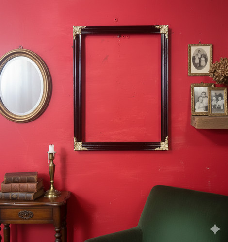 Cornice 50x70 legno nera - in,