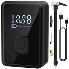 oasser Mini Compressore Aria Portatile Auto 150PSI (10,3Bar) Gonfia Auto Bici