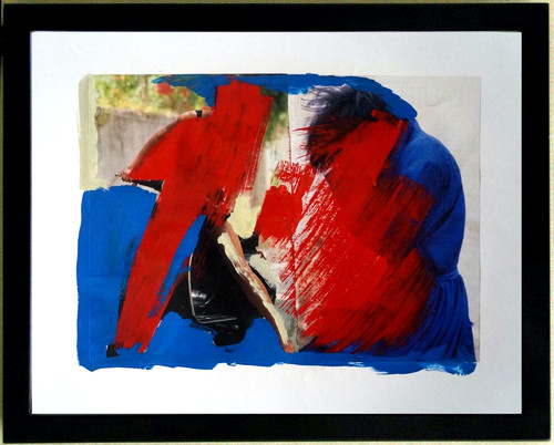 Collage gouache - ,