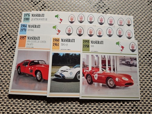 Maserati schede agostini - maserati,