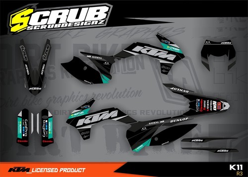Kit grafiche ktm - kit, xcf-w