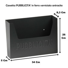 Cassetta pubblicita posta in - cassetta, pubblicita'