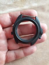 RARA CUSTODIA CENTRALE PVD TAG HEUER 986.024 anni 70-80 con pulsanti e corona - INUTILIZZATA