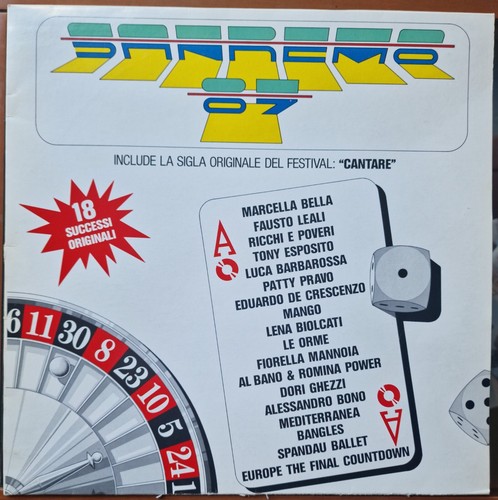 Sanremo 87 - lp,