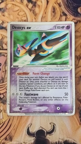 Deoxys 106 pokémon - deoxys, ex