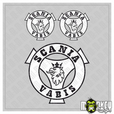 Set di 3 adesivi Scania Vabis