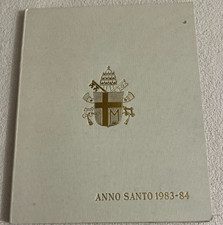VATICANO DITTICO 1983 1984 ANNO SANTO LIRE 500 E 1000 ARGENTO FOLDER UFFICIALE