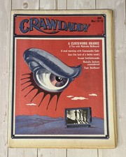 Vintage Crawdaddy Magazine Mar 19 1972 - A Clockwork Orange Rock Music Culture