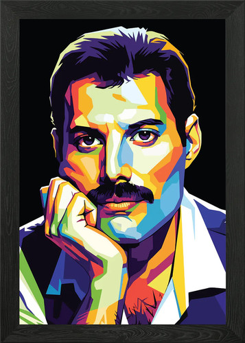 Quadro freddie mercury pop - freddie,