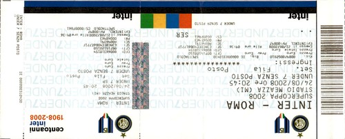 Biglietto stadio inter roma - stadio,