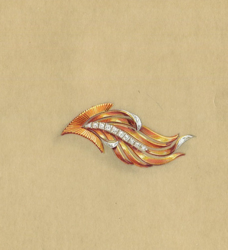 Spilla oro gioielli - spilla, in