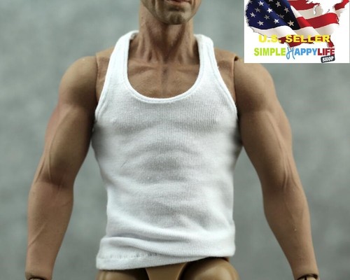 Canotta bianca gilet uomo - 1/6,
